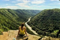 overlooking the new river gorge
